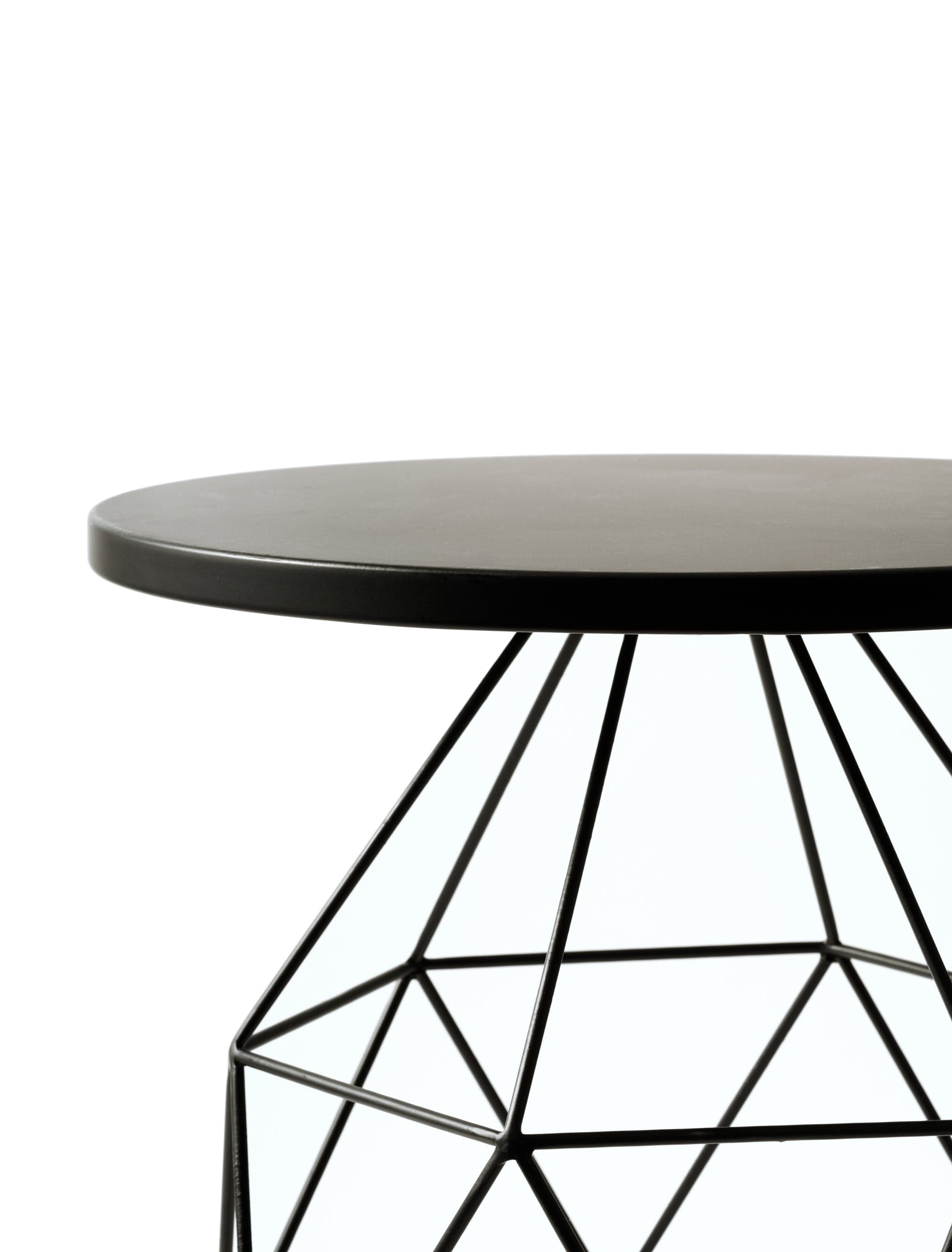 Olehome | Linea Black Side Table