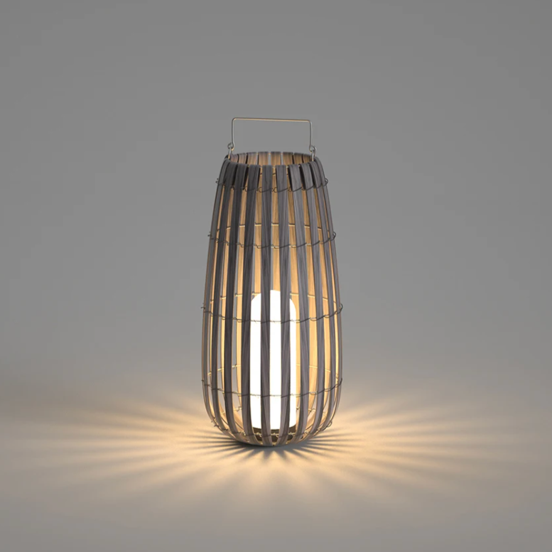 Elegant Rattan Garden Light